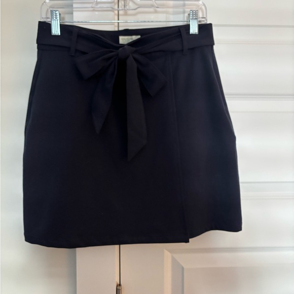 Spartina 449 Navy A-Line Skirt with Bow - Picture 2 of 4